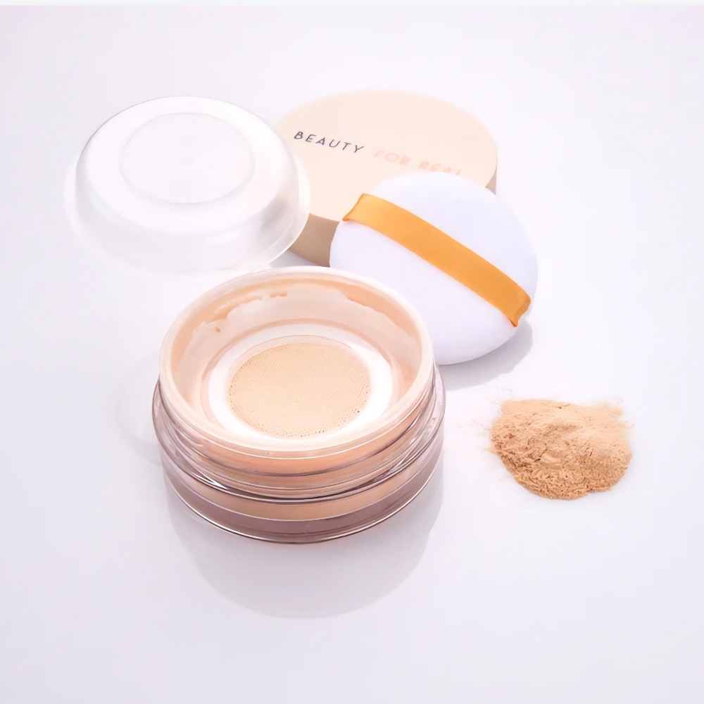 NIB Beauty For Real Hydra-Set Translucent Brightening Powder, Brighten